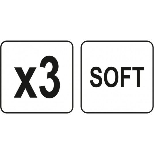 SIATKA ŚCIERNA SOFT 225 3SZT P60 -zdjęcie numer 3