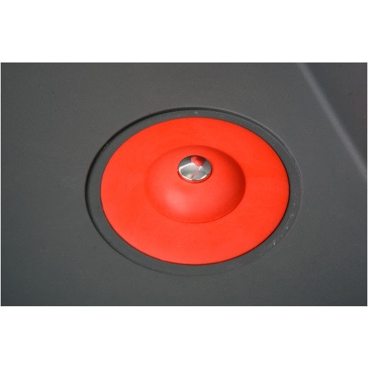 SILIKONOWY KOREK Z SITKIEM CZERWONY -zdjęcie numer 3