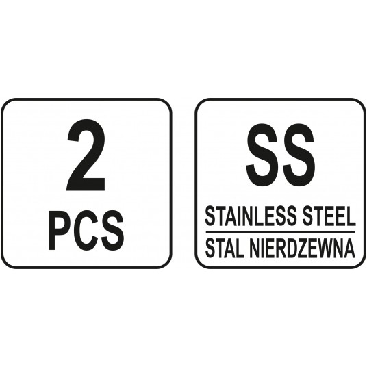 SKROBAKI STALOWE NIERDZEWNE, 2 SZT. -zdjęcie numer 6