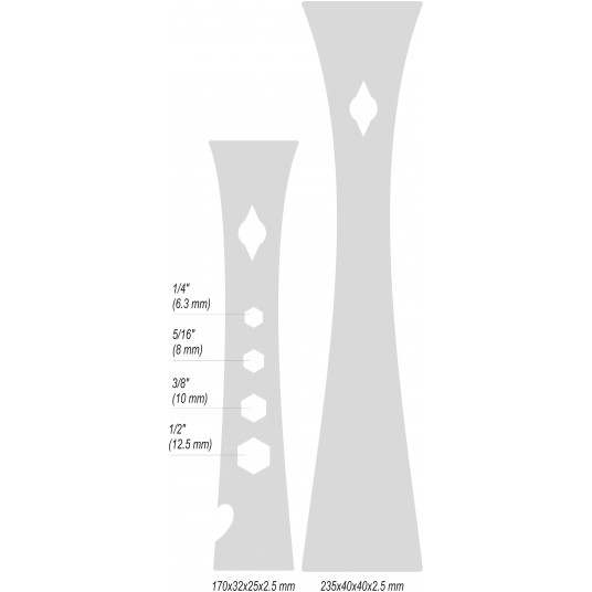 SKROBAKI STALOWE NIERDZEWNE, 2 SZT. -zdjęcie numer 5