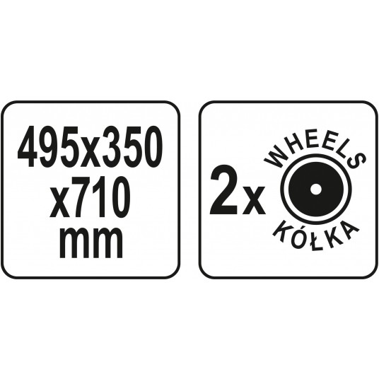 SKRZYNKA DWUPOZIOMOWA NA KÓŁKACH -zdjęcie numer 3