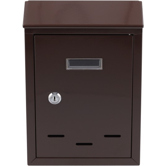 SKRZYNKA NA LISTY 285x200x60MM BRĄZOWA -zdjęcie numer 3