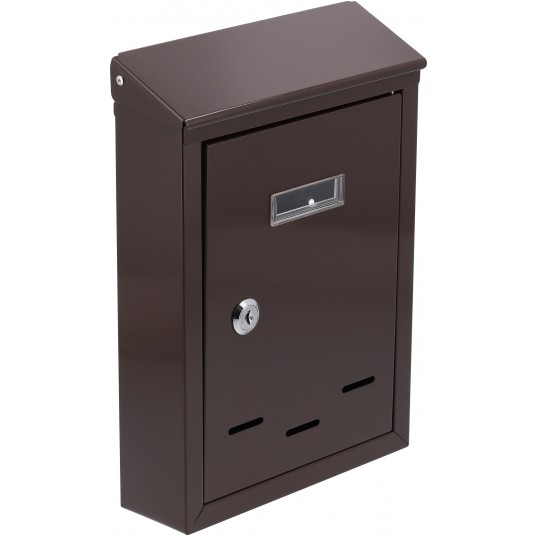 SKRZYNKA NA LISTY 285x200x60MM BRĄZOWA -zdjęcie numer 2
