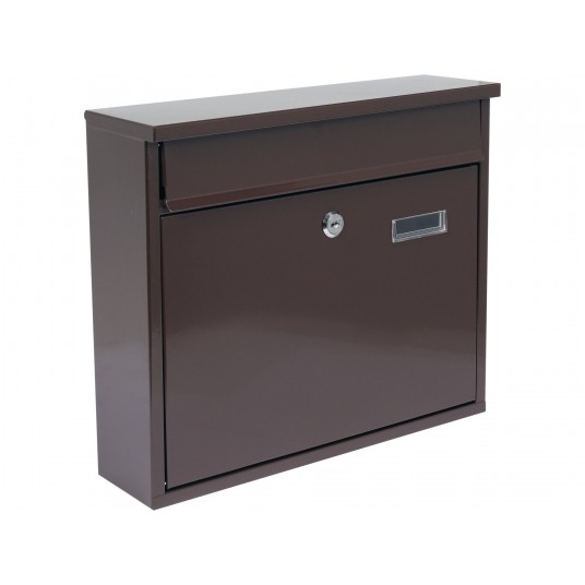 SKRZYNKA NA LISTY 310x360x100MM BRĄZOWA -zdjęcie numer 1