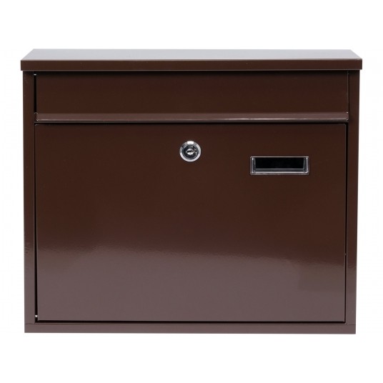 SKRZYNKA NA LISTY 310x360x100MM BRĄZOWA -zdjęcie numer 2