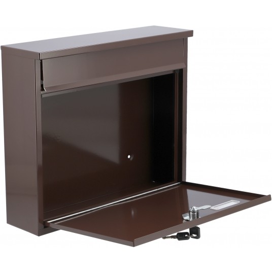 SKRZYNKA NA LISTY 310x360x100MM BRĄZOWA -zdjęcie numer 2