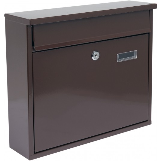 SKRZYNKA NA LISTY 310x360x100MM BRĄZOWA -zdjęcie numer 1
