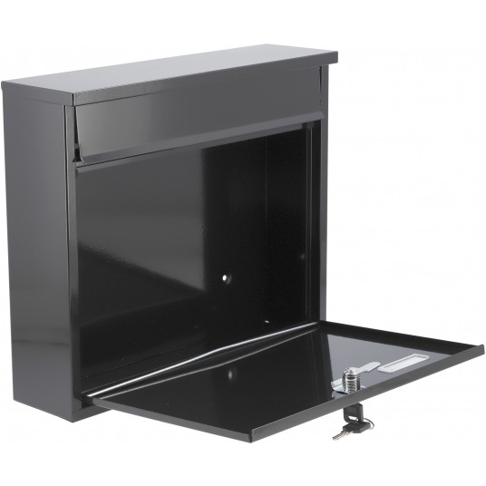 SKRZYNKA NA LISTY 310x360x100MM CZARNA -zdjęcie numer 2