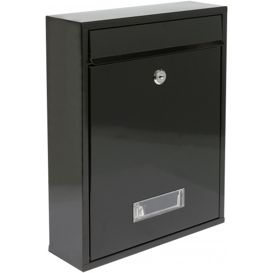 SKRZYNKA NA LISTY 360x260x80MM CZARNA -zdjęcie numer 1