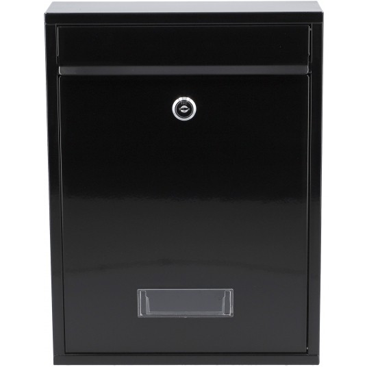 SKRZYNKA NA LISTY 360x260x80MM CZARNA -zdjęcie numer 3