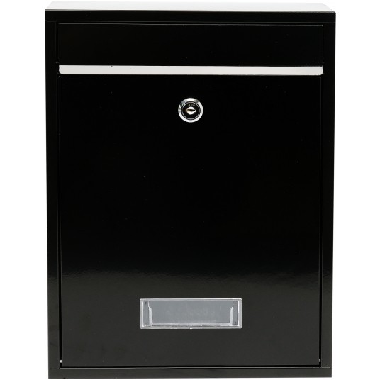 SKRZYNKA NA LISTY 360x260x80MM CZARNA -zdjęcie numer 6