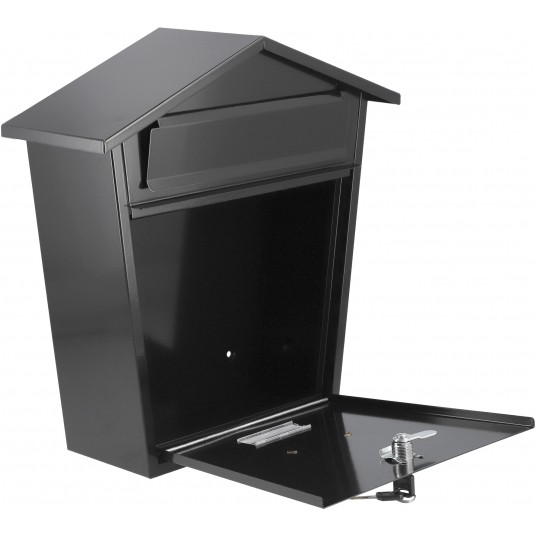 SKRZYNKA NA LISTY 380x320x105MM CZARNA -zdjęcie numer 2