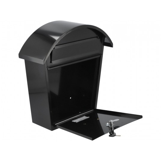 SKRZYNKA NA LISTY 380x320x105MM CZARNA -zdjęcie numer 3