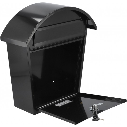 SKRZYNKA NA LISTY 380x320x105MM CZARNA -zdjęcie numer 3