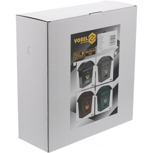 SKRZYNKA NA LISTY 380x320x105MM GRAFIT -zdjęcie numer 6