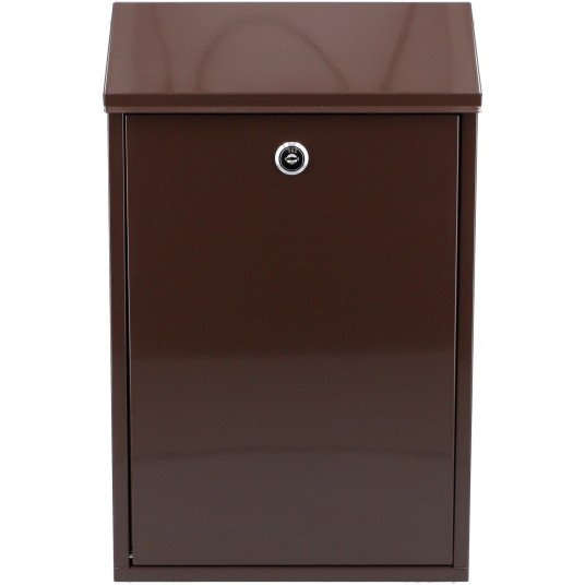 SKRZYNKA NA LISTY 400x250x100MM BRĄZOWA -zdjęcie numer 3