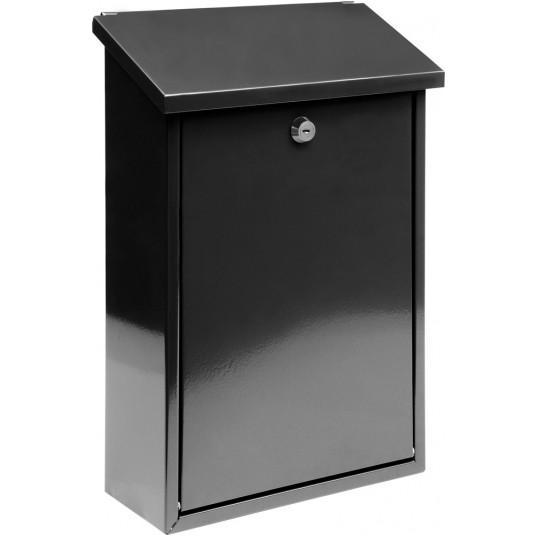 SKRZYNKA NA LISTY 400x250x100MM CZARNA -zdjęcie numer 1