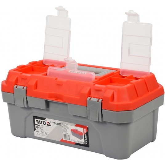 SKRZYNKA NARZĘDZIOWA PLASTIKOWA (13") -zdjęcie numer 2