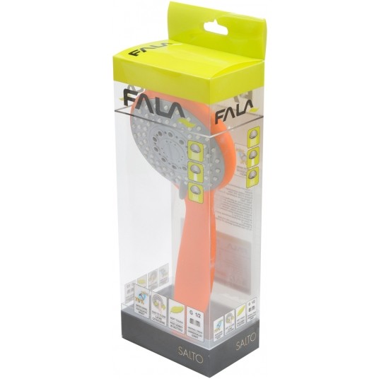 SŁUCHAWKA PRYSZNICOWA 3F10 SALTO ORANGE -zdjęcie numer 3
