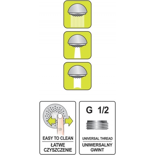 SŁUCHAWKA PRYSZNICOWA TUGELA -zdjęcie numer 3