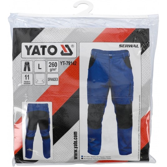 SPODNIE 4WAY STRETCH SERWAL BLUE R. L -zdjęcie numer 11