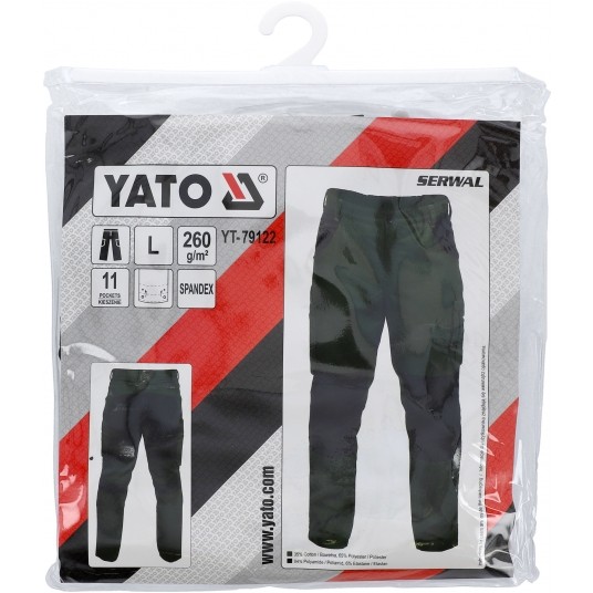 SPODNIE 4WAY STRETCH SERWAL GREEN R. L -zdjęcie numer 2