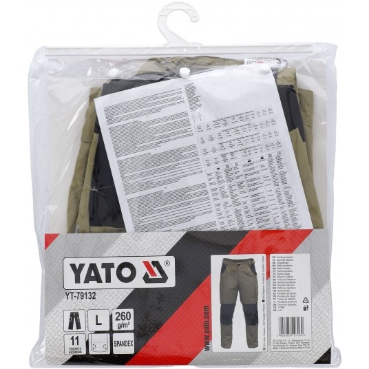 SPODNIE 4WAY STRETCH SERWAL KHAKI R. L -zdjęcie numer 12