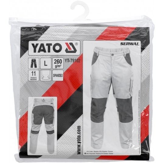 SPODNIE 4WAY STRETCH SERWAL WHITE R. L -zdjęcie numer 12