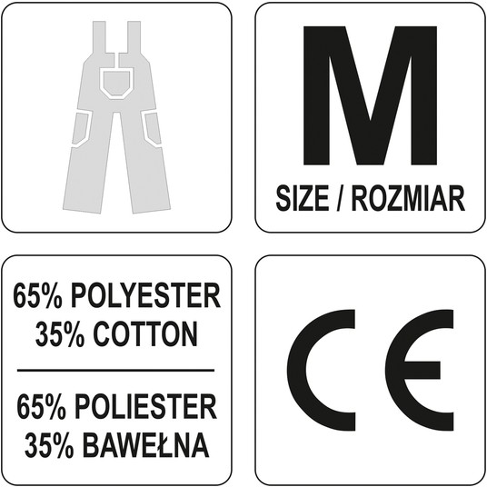 SPODNIE ROB. OGRODNICZKI DAN R. M -zdjęcie numer 1
