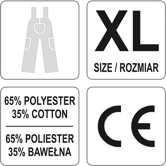 SPODNIE ROB. OGRODNICZKI DAN R. XL -zdjęcie numer 1