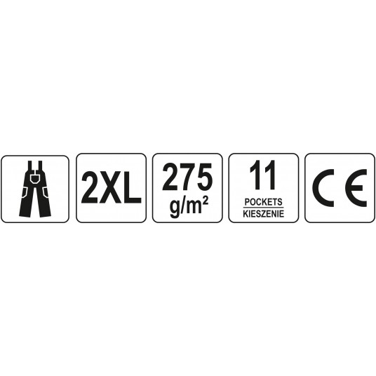 SPODNIE ROB. OGRODNICZKI DUERO R. 2XL -zdjęcie numer 1