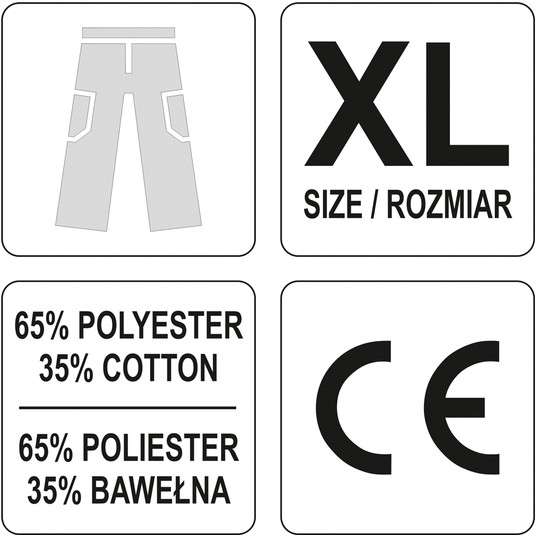 SPODNIE ROBOCZE DAN R. XL -zdjęcie numer 1