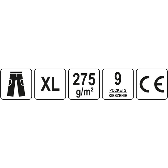 SPODNIE ROBOCZE DUERO R. XL -zdjęcie numer 1