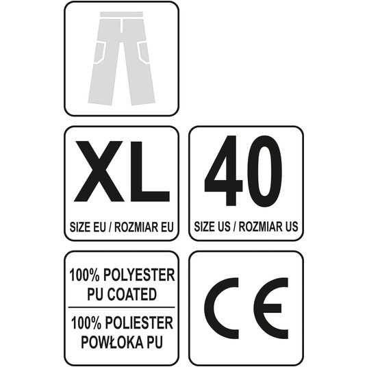 SPODNIE ROBOCZE OCIEPLANE XL -zdjęcie numer 1
