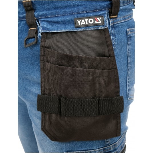 SPODNIE STRETCH JEANS DARK BLUE R. L -zdjęcie numer 5