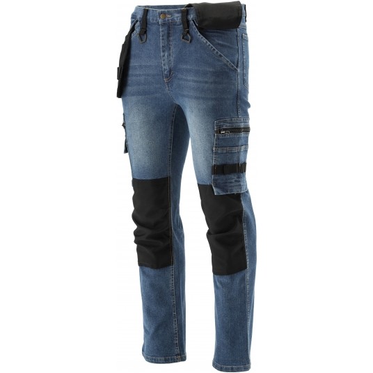 SPODNIE STRETCH JEANS DARK BLUE R. M -zdjęcie numer 8