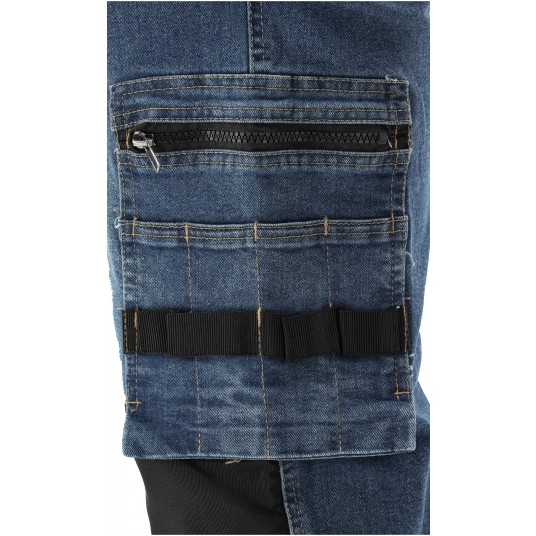 SPODNIE STRETCH JEANS DARK BLUE R. M -zdjęcie numer 2