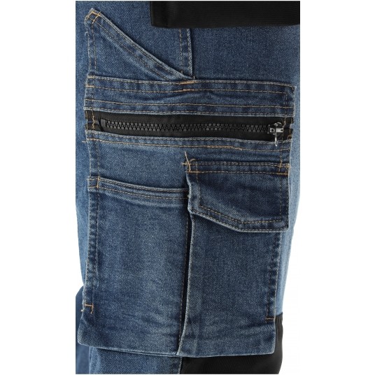 SPODNIE STRETCH JEANS DARK BLUE R. M -zdjęcie numer 3