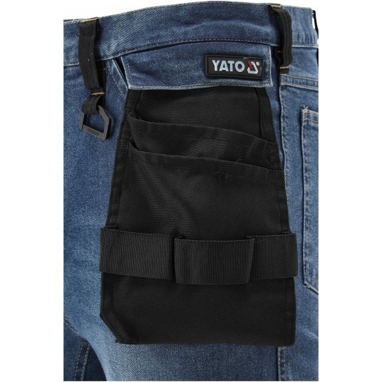 SPODNIE STRETCH JEANS DARK BLUE R. M -zdjęcie numer 9