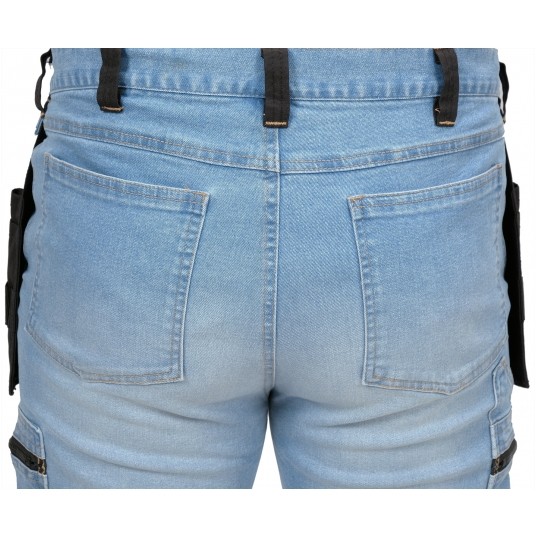 SPODNIE STRETCH JEANS L. BLUE R. L -zdjęcie numer 7