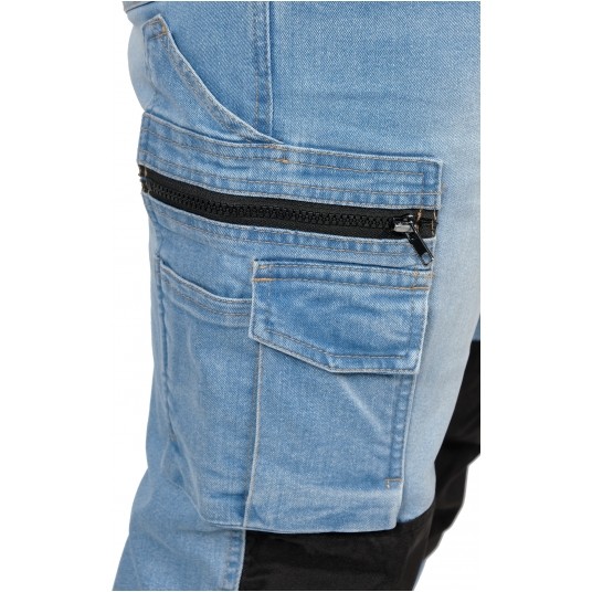 SPODNIE STRETCH JEANS L. BLUE R. L -zdjęcie numer 10