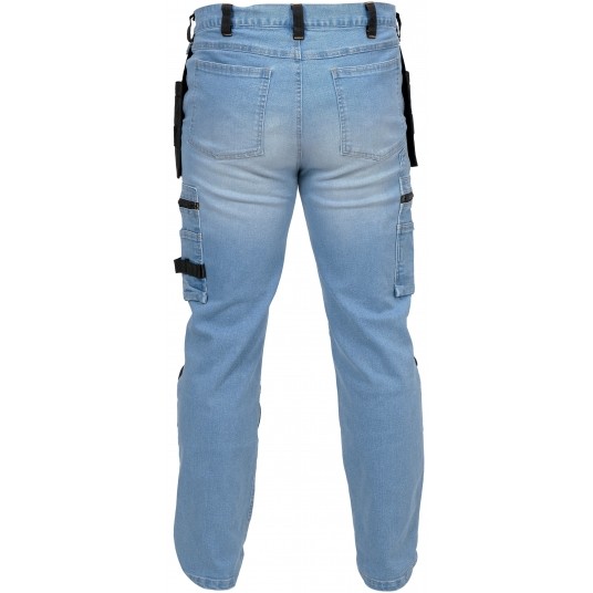 SPODNIE STRETCH JEANS L. BLUE R. L -zdjęcie numer 5