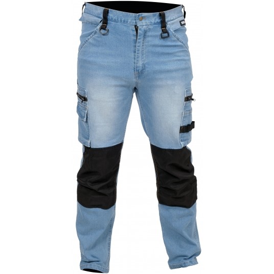 SPODNIE STRETCH JEANS L. BLUE R. L -zdjęcie numer 6