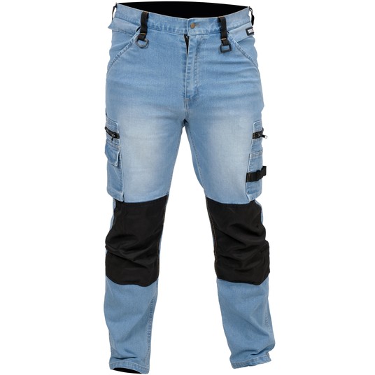 SPODNIE STRETCH JEANS L. BLUE R. L -zdjęcie numer 6