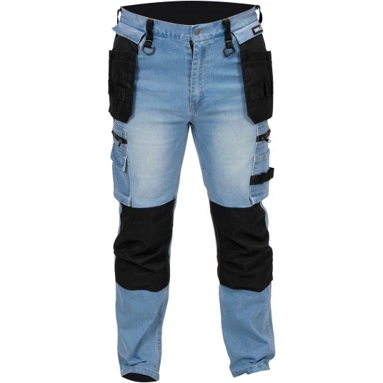 SPODNIE STRETCH JEANS L. BLUE R. L -zdjęcie numer 1