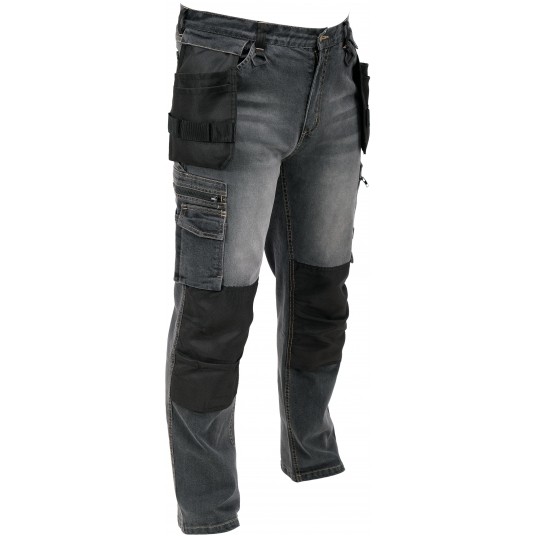 SPODNIE STRETCH JEANS STEEL GREY R. L -zdjęcie numer 2