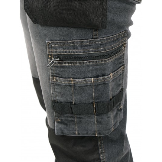 SPODNIE STRETCH JEANS STEEL GREY R. L -zdjęcie numer 6