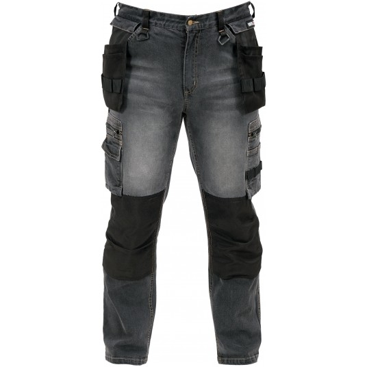 SPODNIE STRETCH JEANS STEEL GREY R. L -zdjęcie numer 3