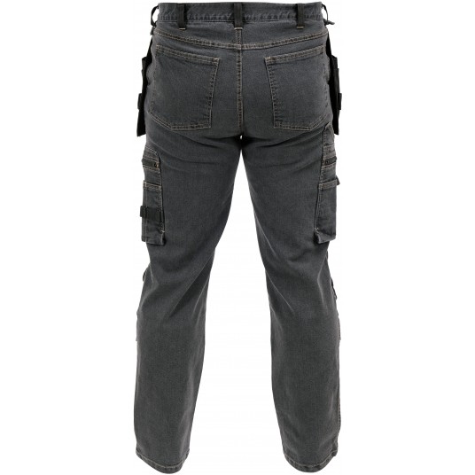 SPODNIE STRETCH JEANS STEEL GREY R. L -zdjęcie numer 4