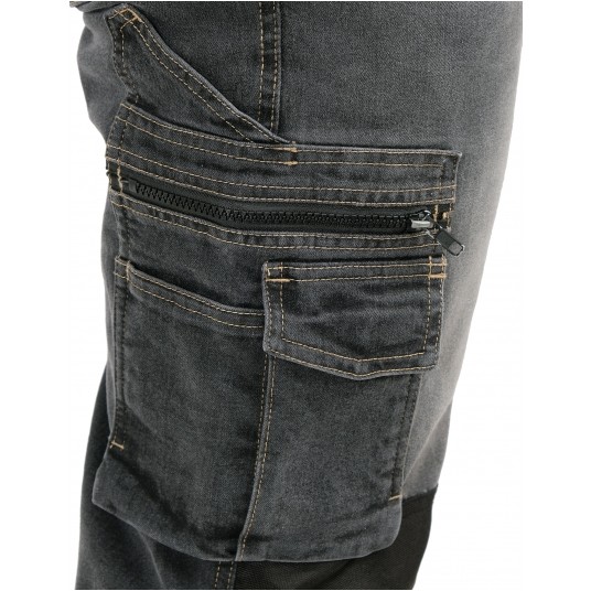 SPODNIE STRETCH JEANS STEEL GREY R. L -zdjęcie numer 9